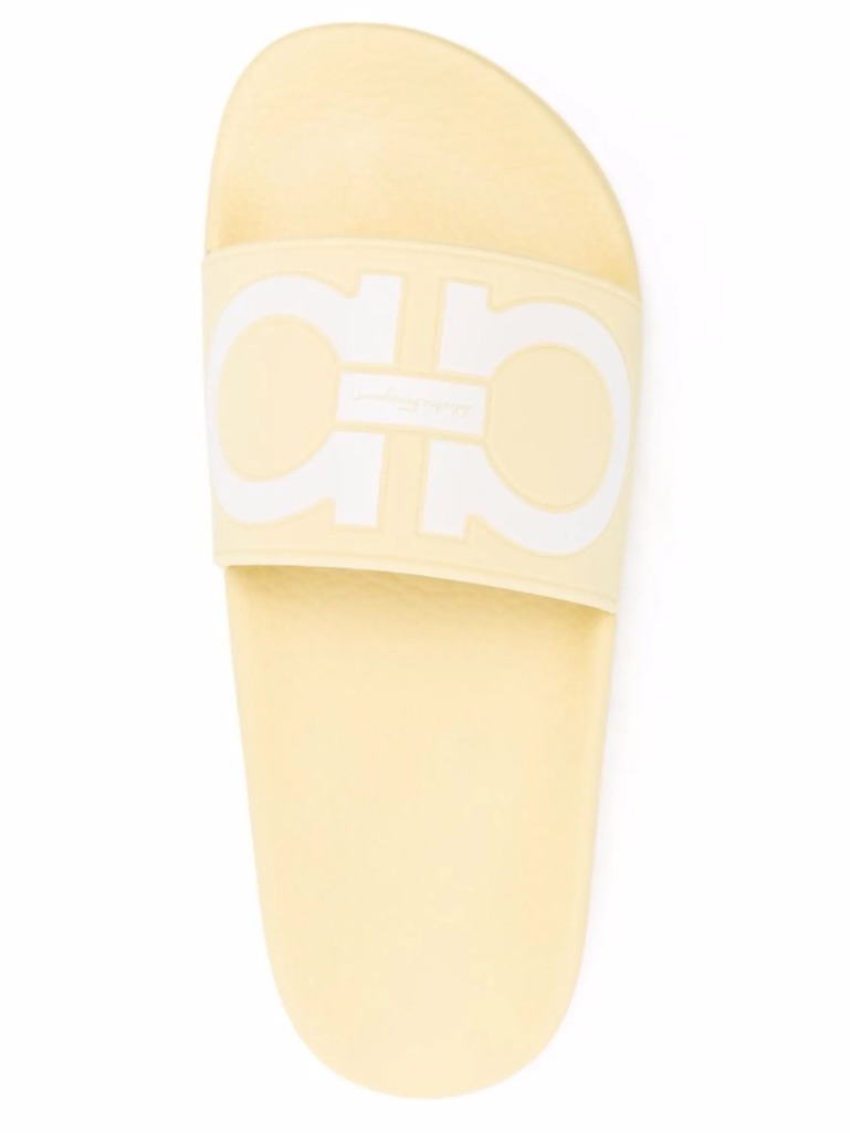 Salvatore Ferragamo Gancini 2 Tone Sliders